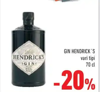 Conad Gin HENDRICK'S vari tipi offerta