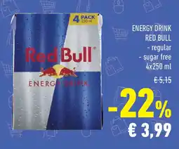 Conad Energy drink RED BULL - regular - sugar free offerta