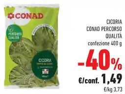 Conad Cicoria conad percors qualità offerta