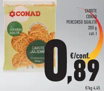 Conad Carote conad percorso qualita offerta