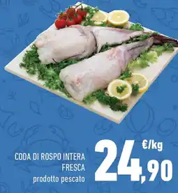 Conad Coda di rospo intera fresca offerta