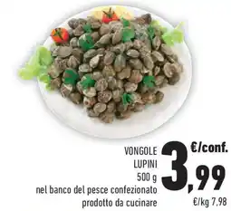 Conad Vongole lupini offerta