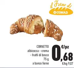 Conad il Forno di CORNETTO albicocca - crema offerta