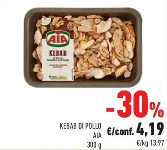 Conad Kebab di pollo AIA offerta