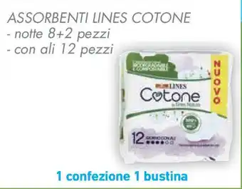 Conad Assorbenti lines cotone LINES offerta