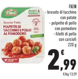 Conad FILENI - brasato di tacchino con patate offerta