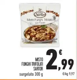 Conad Misto funghi trifolati SARTOR offerta