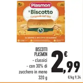 Conad Biscotti PLASMON offerta