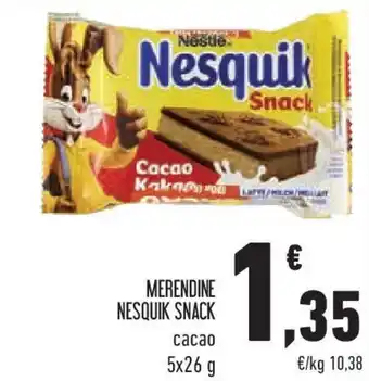 Conad Merendine nesquik snack NESTLE offerta