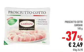 Conad Prosciutto cotto GARDANI offerta