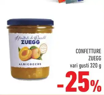 Conad Confetture ZUEGG vari gusti offerta