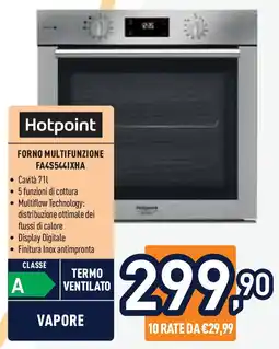 Unieuro Hotpoint Forno multifunzione FA4S544IXHA offerta