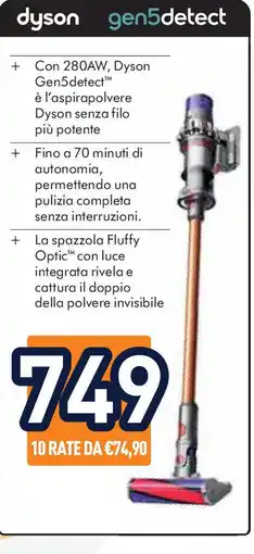 Unieuro dyson gen5detect offerta