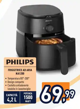 Unieuro Philips friggitrice AD ARIA NA1200 offerta