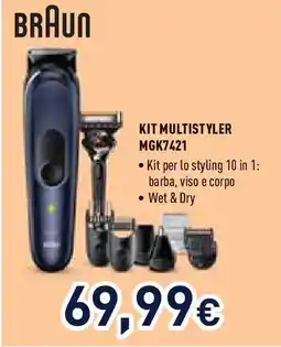 Unieuro BRAUN Kit multistyler MGK7421 offerta