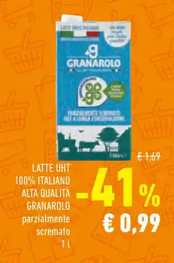 Conad Superstore Latte uht 100% italiano alta qualita GRANAROLO offerta