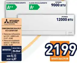 Unieuro Condizionatore dualsplit KIT2-42EFW912WF offerta