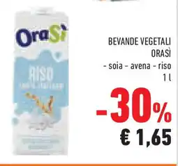 Conad Superstore Bevande vegetali ORASÌ offerta