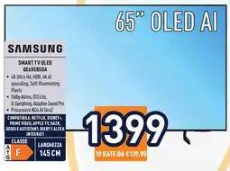 Unieuro SAMSUNG SMART TV OLED QE65S85DA offerta