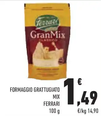 Conad Superstore Formaggio grattugiato mix FERRARI offerta