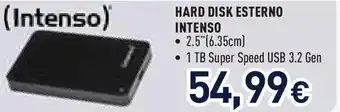 Unieuro Hard disk esterno INTENSO offerta