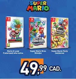 Unieuro Mario & Luigi Fraternauti alla carica offerta