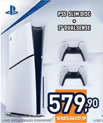 Unieuro PS5SENSE Slim disc+ 2º dualsense offerta