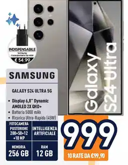 Unieuro SAMSUNG Galaxy S24 ultra 5G offerta