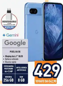 Unieuro Pixel 8A 5G offerta