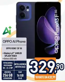 Unieuro OPPO RENO 13F 5G offerta