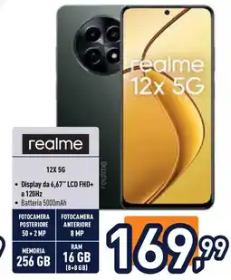 Unieuro realme 12X 5G offerta