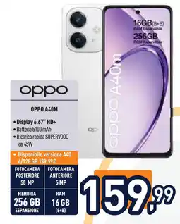 Unieuro OPPO A40M offerta