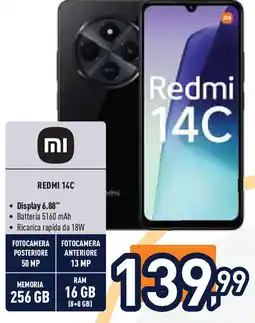 Unieuro REDMI 14C offerta