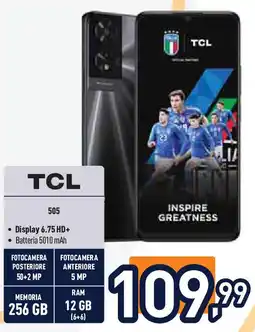 Unieuro TCL 505 offerta