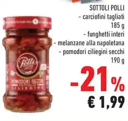 Conad Superstore SOTTOLI POLLI - carciofini tagliati offerta