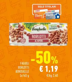 Conad Superstore Fagioli borlotti BONDUELLE offerta