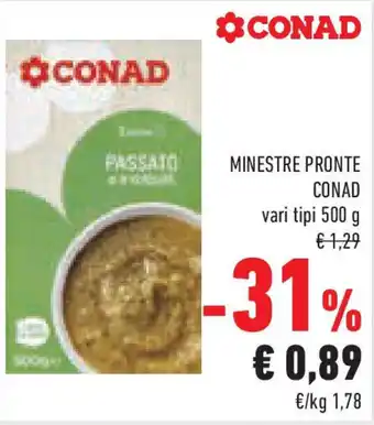 Conad Superstore Minestre pronte CONAD offerta