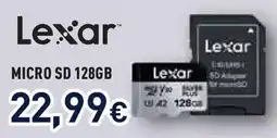 Unieuro Lexar micro sd 128gb offerta