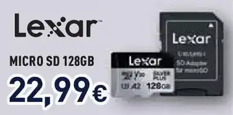 Unieuro Lexar micro sd 128gb offerta