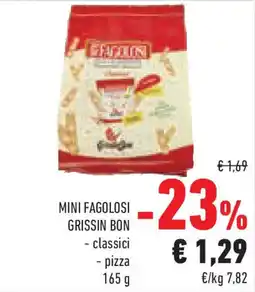 Conad Superstore Mini fagolosi GRISSIN BON offerta