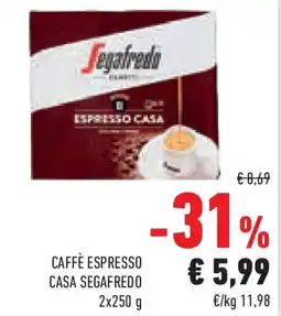 Conad Superstore Caffè espresso casa SEGAFREDO offerta