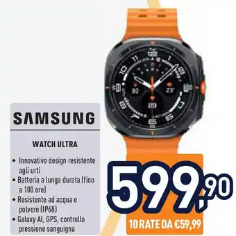 Unieuro Samsung watch ultra offerta