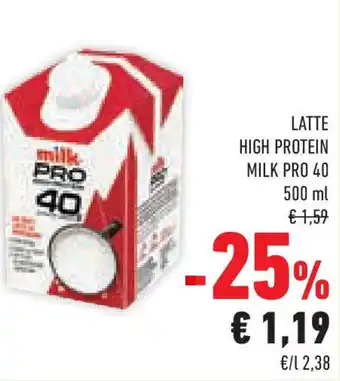 Conad Superstore Latte high protein MILK PRO 40 offerta