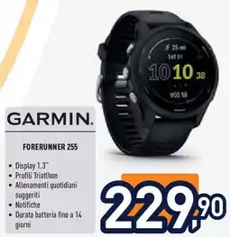 Unieuro GARMIN FORERUNNER 255 offerta
