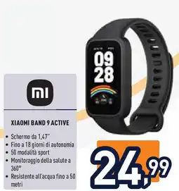 Unieuro XIAOMI BAND 9 ACTIVE offerta