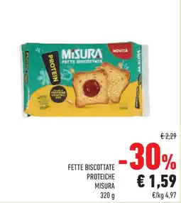 Conad Superstore Fette biscottate proteiche MISURA offerta