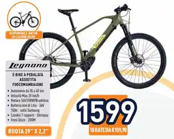 Unieuro Legnano E-BIKE A PEDALATA ASSISTITA FUOCOMAMBA45NE offerta