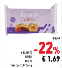 Conad Superstore 6 buondì BAULI offerta