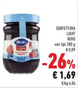 Conad Superstore Confettura light HERO offerta