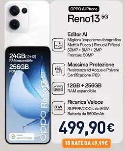 Unieuro OPPO Reno13 5G offerta